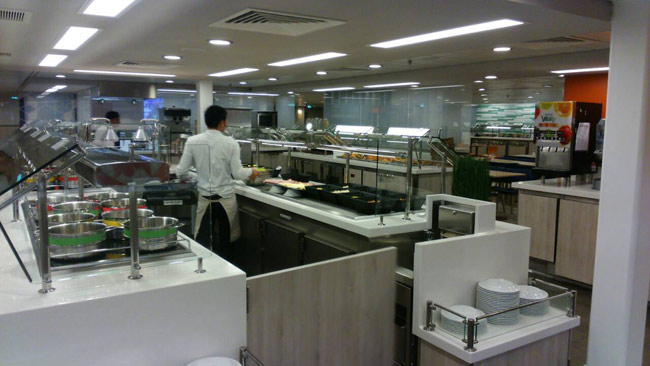 Crew Mess Cafe 365 on cruise ship