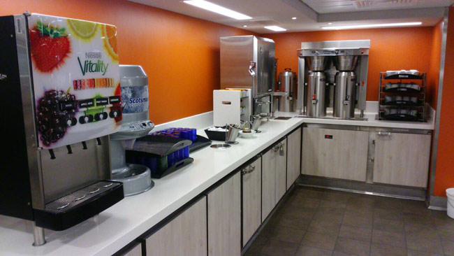 crew mess coffee station