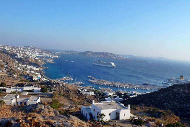 My favorite cruise port Mykonos