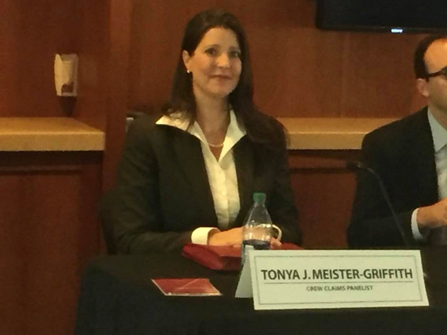 cruise ship maritime lawyer Tonya Meister