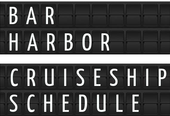 bar harbor me cruise ship schedule
