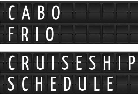 Cabo Frio Arrival Timetable 