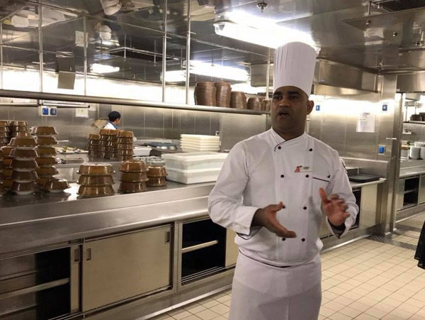 chef on cruise ship requirements