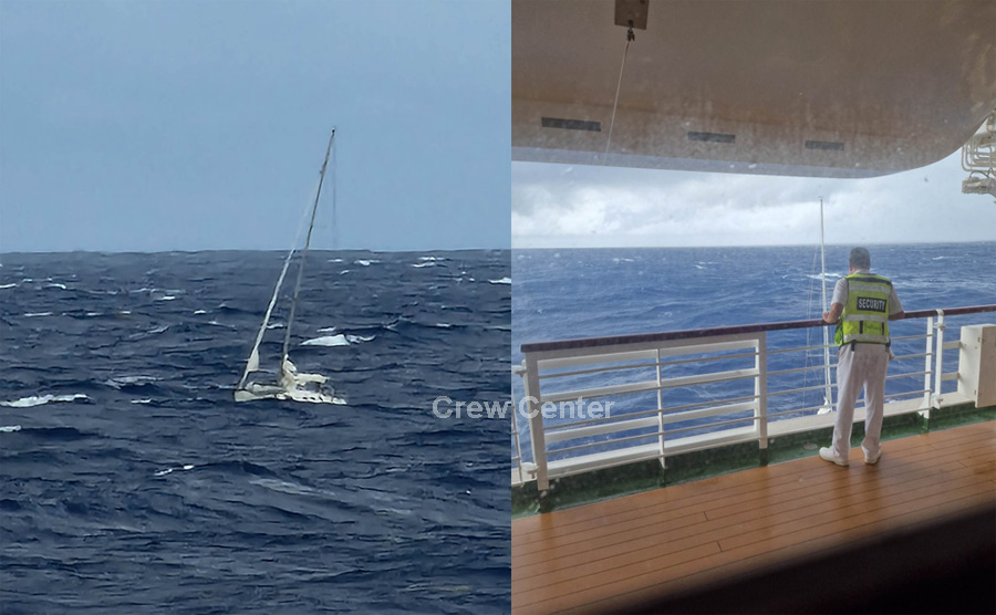 p&o ventura rescues yacht