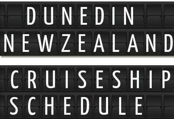 cruise ship schedule dunedin