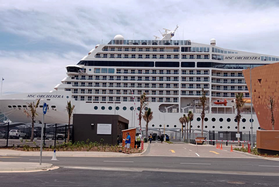 cruise ship europe to south africa