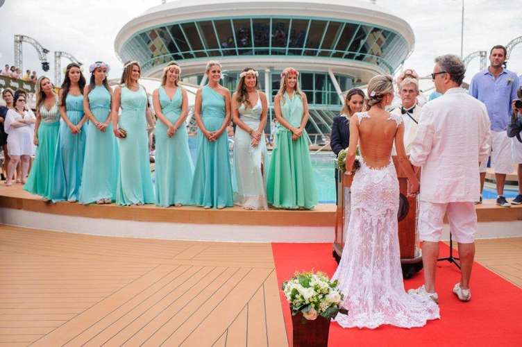 royal caribbean cruises wedding