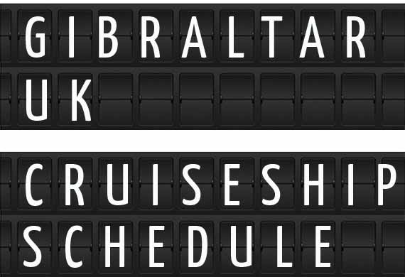 cruise liner schedule gibraltar