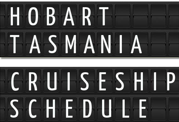 tasports cruise ship schedule hobart