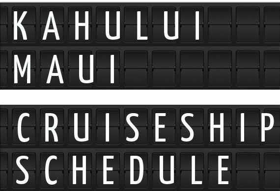 cruise ship port schedule kauai