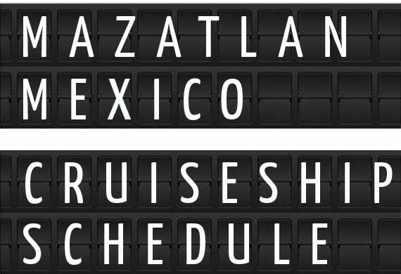 cruise ship schedule in mazatlan
