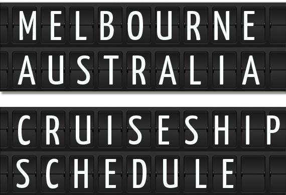 cruise ship schedule port melbourne