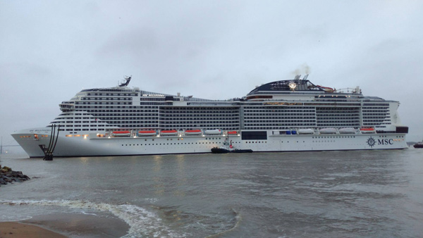 Inauguração do MSC Bellissima