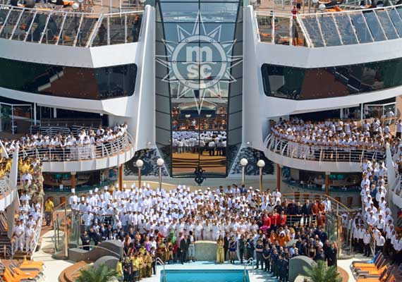 msc cruise ship jobs salary