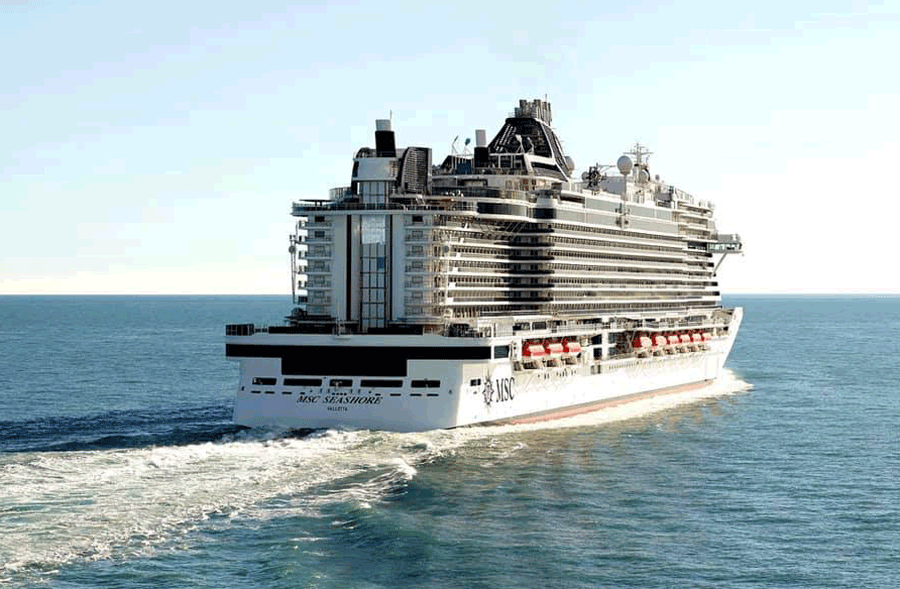 msc seashore cruise itinerary