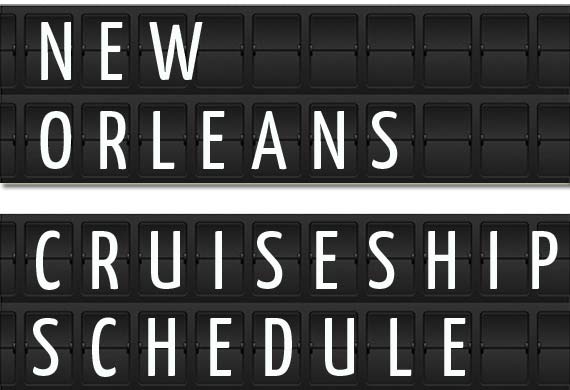 New Orleans Cruise Ship Schedule 2017 | Crew Center