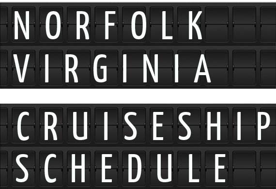 cruise schedule norfolk