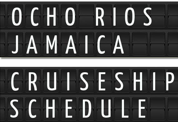 ocho rios jamaica cruise ship schedule