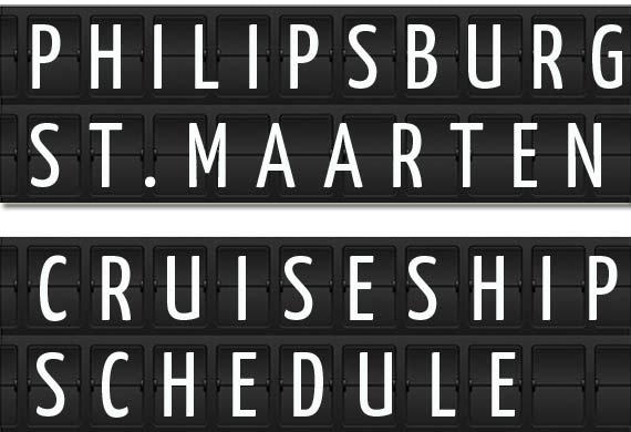 Philipsburg, St. Maarten Cruise Ship Schedule 2017 | Crew Center
