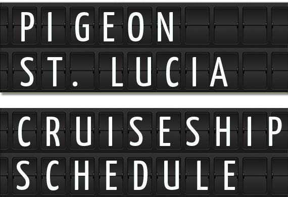 Pigeon Island, St Lucia Cruise Ship Schedule 2017 | Crew Center