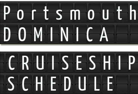 cruise ship schedule dominica