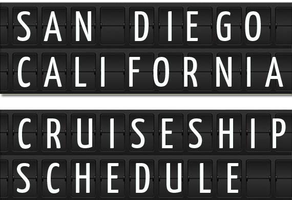 San Diego, California Cruise Ship Schedule 2018 | Crew Center