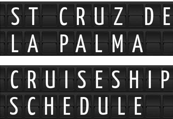 la palma cruise port schedule