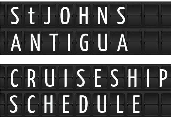 cruise ship schedule antigua