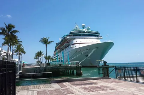 cruise ship docked in san francisco