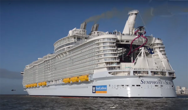 Symphony of the Seas: Royal Caribbean's giant cruise ship in photos