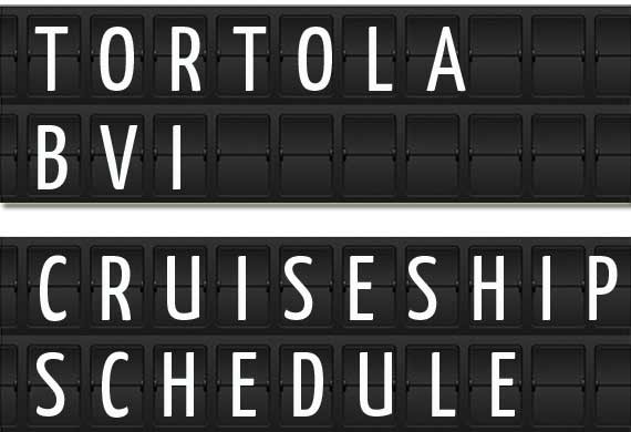 cruise ship schedule tortola
