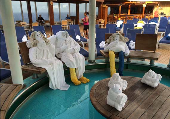 Towel People On Carnival Magic Crew Center